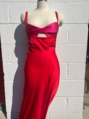 Romantic Red and Pink Dress